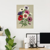 Anemonesポスター ポスター (ホームオフィス)