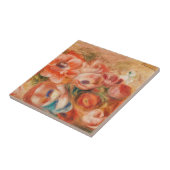 Anemones (2) by AugusteルノアールDecorative タイル (側面)