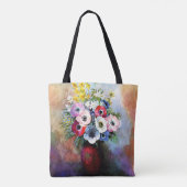 Anemones by Odilon Redon Poster トートバッグ (裏面)