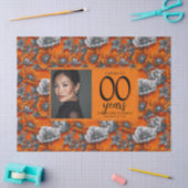 Anemones Flower Quinceañera Birthday Unique 薄葉紙 (クラフト)