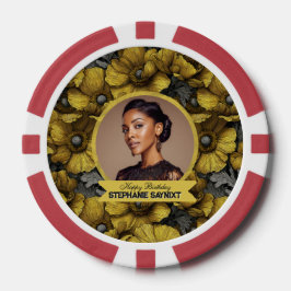 Anemones Petal 21St Birthday Gift For Mom ポーカーチップ