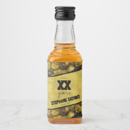 Anemones Petal 5Th Birthday Gifts For Daughter リキュールボトルラベル