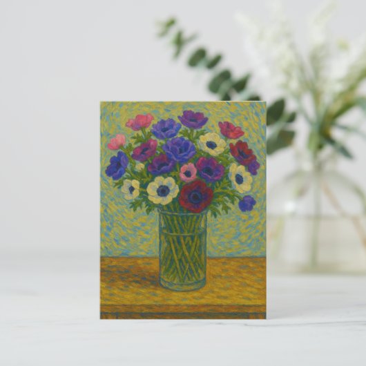 Anemones Postcard ポストカード (スタンド正面)