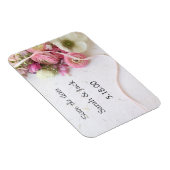 anemones、ranunculus花は日付磁石を保存 マグネット (右側)