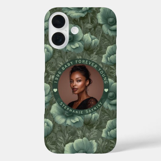 Anemones Theme 50Th Birthday Present Case-Mate iPhoneケース (裏面)