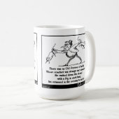 Anerleyの高齢者がありました コーヒーマグカップ (正面右)