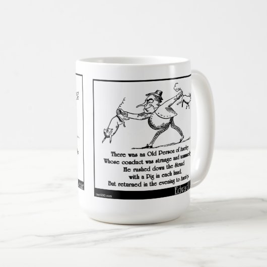 Anerleyの高齢者がありました コーヒーマグカップ (正面右)