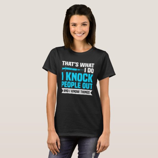 Anesthesia CRNA Nurse Anesthetist & Anesthesiology Tシャツ (正面フル)