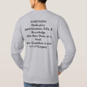 ANESTHESIADedicationの決定、技術、及び… Tシャツ (裏面)