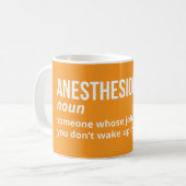 Anesthesiologist Definition Coffee Cup コーヒーマグカップ (正面左)