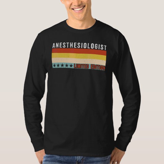 Anesthesiologist Job Title Profession Worker Appre Tシャツ (正面)