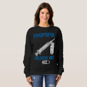 Anesthetist delivery Mode On スウェットシャツ (正面フル)