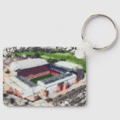 Anfield Stadium Liverpool - Artistic Watercolour キーホルダー (正面)