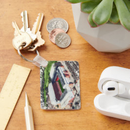 Anfield Stadium Liverpool - Artistic Watercolour キーホルダー