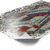 Anfield Stadium Liverpool - Artistic Watercolour フォトプリント (角)