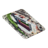 Anfield Stadium Liverpool - Artistic Watercolour マグネット (右側)