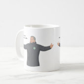 Ange Postecoglou – 私は会計士ではない、仲間。 コーヒーマグカップ (正面左)