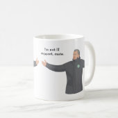 Ange Postecoglou - ITサポートではない。 コーヒーマグカップ (正面右)