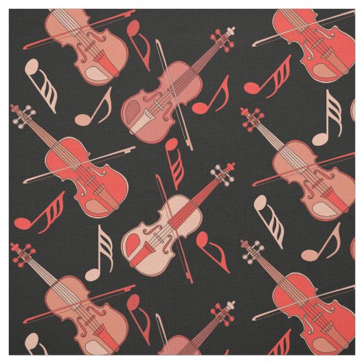 Anged Violinsミュージックノート ファブリック (見本)