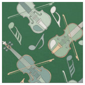 Anged Violinsミュージックノート ファブリック (クローズアップ)