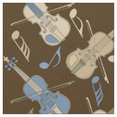 Anged Violinsミュージックノート ファブリック (クローズアップ)