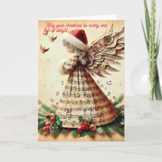 angel2 Folded Greeting Card カード