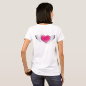 Angel_ハート Tシャツ (裏面フル)