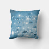 Angel Affirmation Pillow – My Love Endures  クッション (裏面)