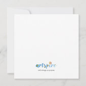 Angel All Shall Be Well Christmas Card 招待状 (裏面)