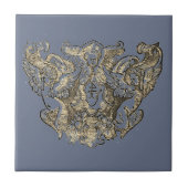 Angel – Angels – Coat of arms Emblem baroque タイル (正面)