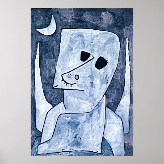 Angel Applicant by Paul Klee -レトロリバイバル ポスター (正面)