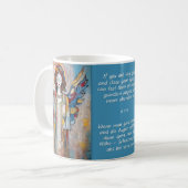 Angel Art & Sayings No. 4 of 12 different Mugs コーヒーマグカップ (正面左)