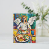 Angel at Breakfast ポストカード (スタンド正面)