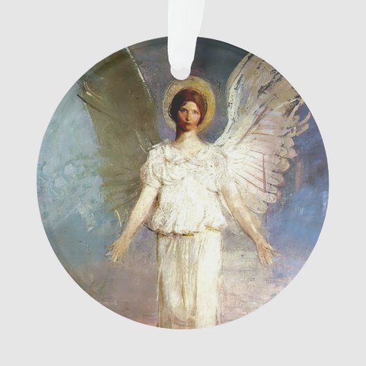 “Angel at Noon” by Abbott Thayer オーナメント (正面)