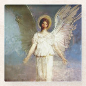 “Angel at Noon” by Abbott Thayer ガラスコースター (正面)