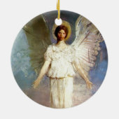 “Angel at Noon” by Abbott Thayer セラミックオーナメント (裏面)