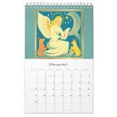 angel calendar カレンダー (2月 2027)