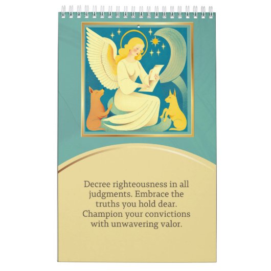 angel calendar カレンダー (裏面)