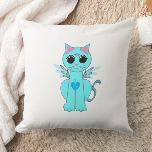 Angel cat クッション (ブランケット)