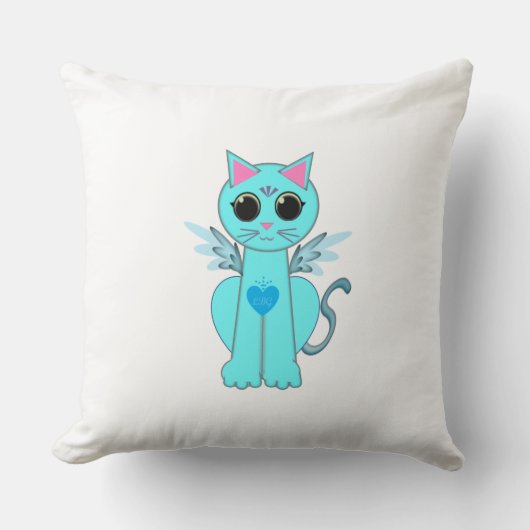 Angel cat クッション (正面)