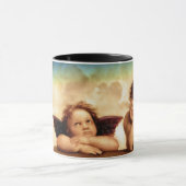 Angel Cherubs by Raphael Sanzio Christmas Gift Mug マグカップ (中央)
