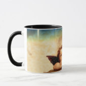 Angel Cherubs by Raphael Sanzio Christmas Gift Mug マグカップ (左)
