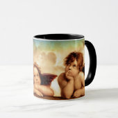 Angel Cherubs by Raphael Sanzio Christmas Gift Mug マグカップ (正面右)
