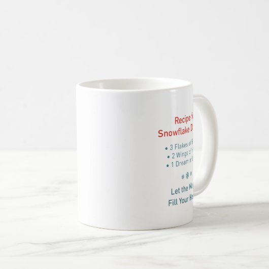 Angel Christmas Mug Holiday Gift コーヒーマグカップ (正面右)