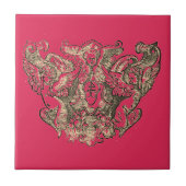 Angel – Coat of arms – Emblem pink タイル (正面)