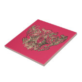 Angel – Coat of arms – Emblem pink タイル (側面)