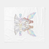 Angel Collection フリースブランケット (正面(横))