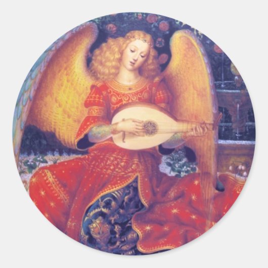 Angel de Diosスタンプ ラウンドシール (正面)