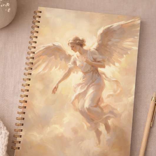 Angel Elegant Spiritual Writing Journal ノートブック