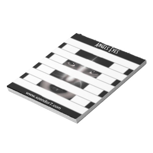 Angel Eyes Fractal Artメモ帳 ノートパッド (回転)